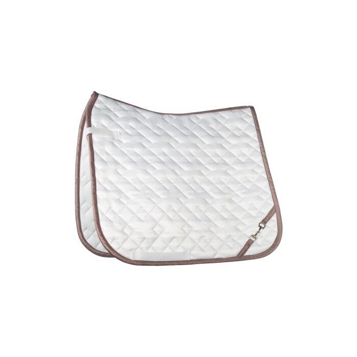 Sottosella + cuffia da dressage HKM Mod. Golden Bit
