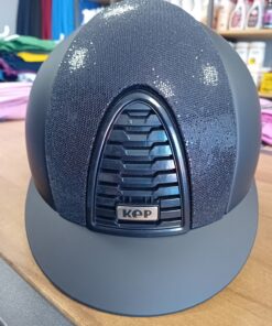 Casco KEP ITALIA Mod. Cromo 2.0 Matt Nero "Glitter"