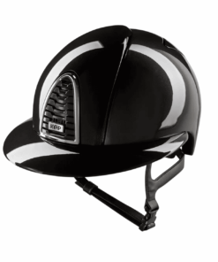 Casco KEP ITALIA Mod. Cromo 2.0 Shine Nero visiera polo