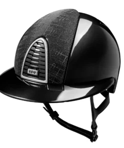 Casco KEP ITALIA Mod. Cromo 2.0 Shine Nero "Galassia" visiera polo