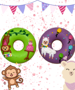 Donuts whit icing "Ed.Stable Party" CANDY HORSE