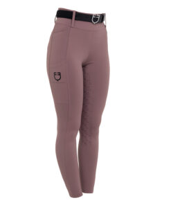 Leggins Donna EQUESTRO vita alta con passanti full grip